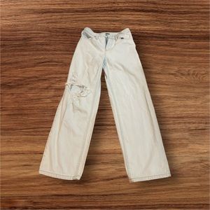 Wild Fable High-Rise 90s Relaxed Straight Dad Jeans Light Blue